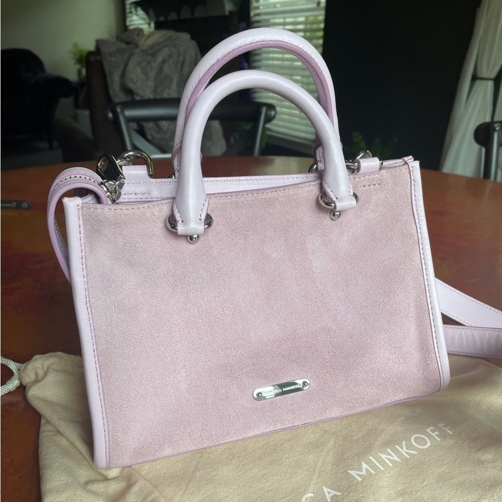 Rebecca Minkoff Micro Bedford Suede Satchel - Picture 2 of 12